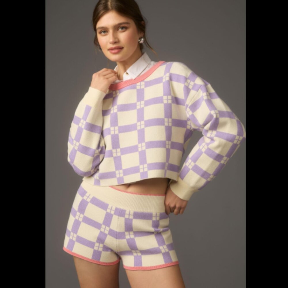 Brand New Daily Practice by Anthropologie Cropped Knit Sweater